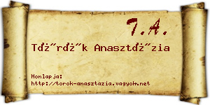 Török Anasztázia névjegykártya